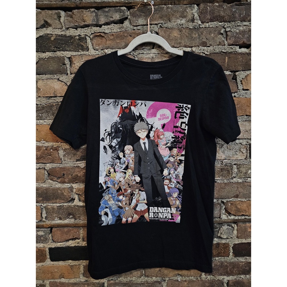 Danganronpa 3 Funimation Shirt Adult Small Black‎ Anime Graphic Tee Side Despair